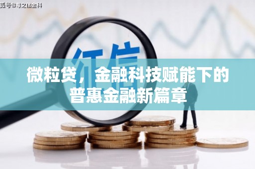 齐河微粒贷，金融科技赋能下的普惠金融新篇章