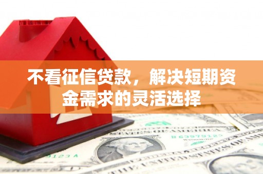 勐海不看征信贷款，解决短期资金需求的灵活选择
