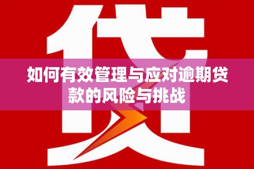 黔东南如何有效管理与应对逾期贷款的风险与挑战