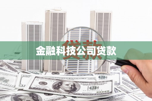 新埔金融科技公司贷款