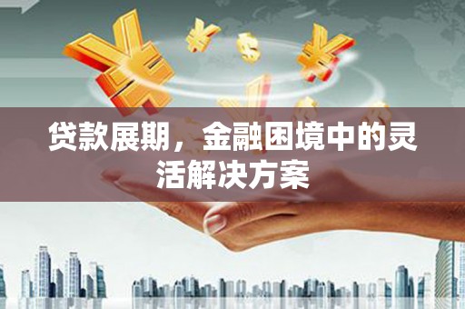 邵武贷款展期，金融困境中的灵活解决方案