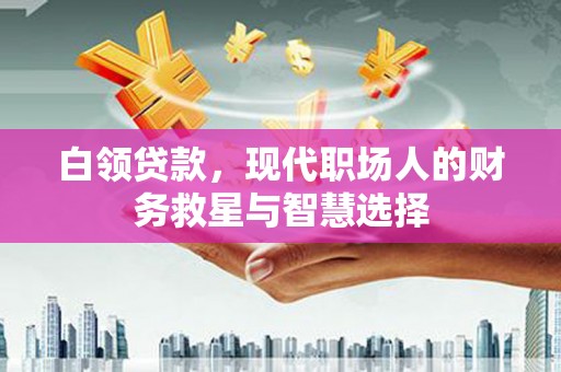 东丰白领贷款，现代职场人的财务救星与智慧选择