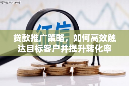 呼兰贷款推广策略，如何高效触达目标客户并提升转化率