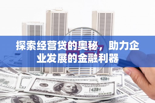 六合探索经营贷的奥秘，助力企业发展的金融利器