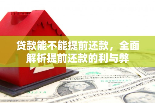 温宿贷款能不能提前还款，全面解析提前还款的利与弊