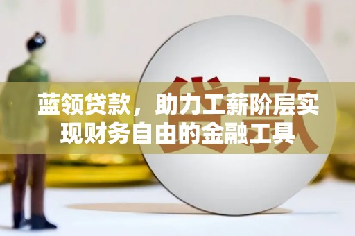 宛城蓝领贷款，助力工薪阶层实现财务自由的金融工具