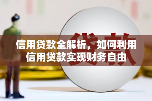 宁化信用贷款全解析，如何利用信用贷款实现财务自由