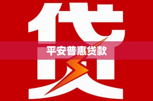 牟定平安普惠贷款